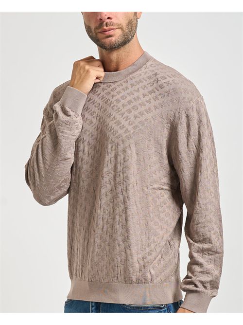 Men's Armani Exchange sweater in viscose blend ARMANI EXCHANGE | XM001316-AF10454U6107